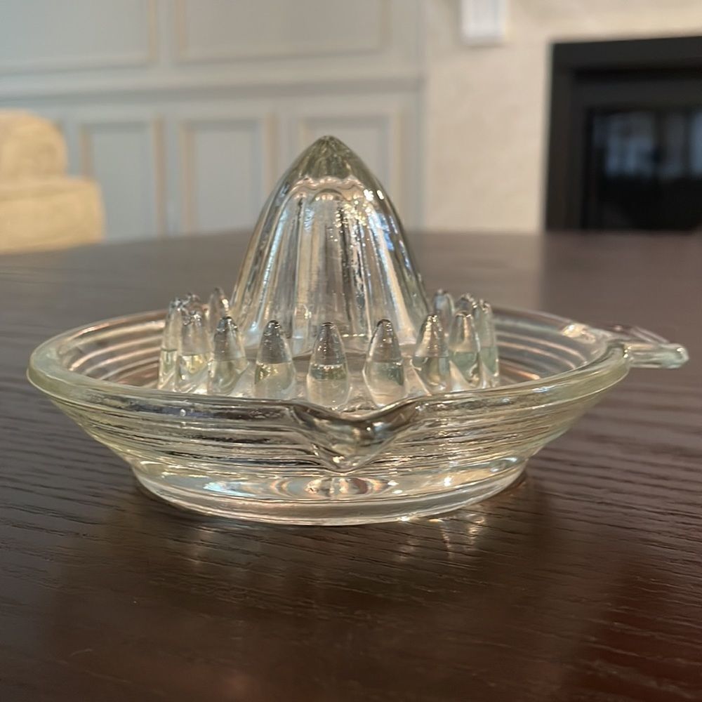 Citrus Squeezer Citrus Juice Press Vintage Glass Fruit Juice Press Excellent … - Picture 2 of 4